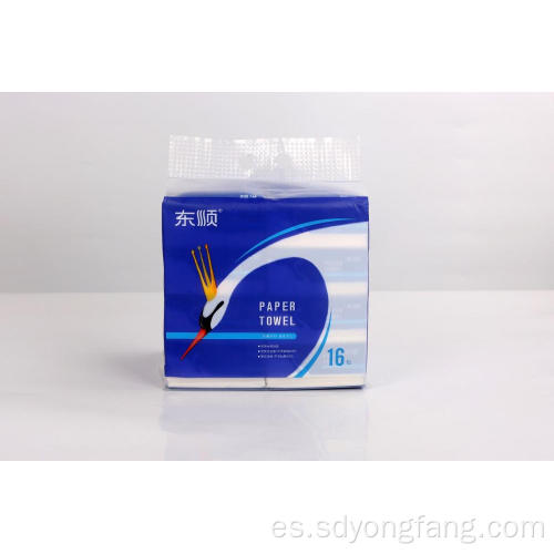 Elegante papel facial de tejido suave con cisne azul